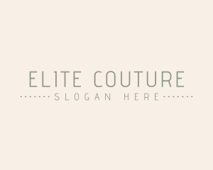 Luxury Fashion Business logo design