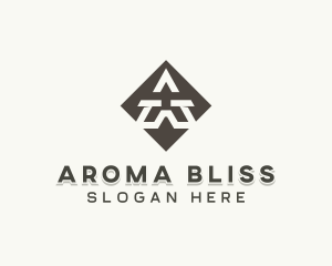 Professional Brand Letter A logo design