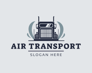 Cargo Shipping Truck  logo design