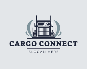 Cargo Shipping Truck  logo design