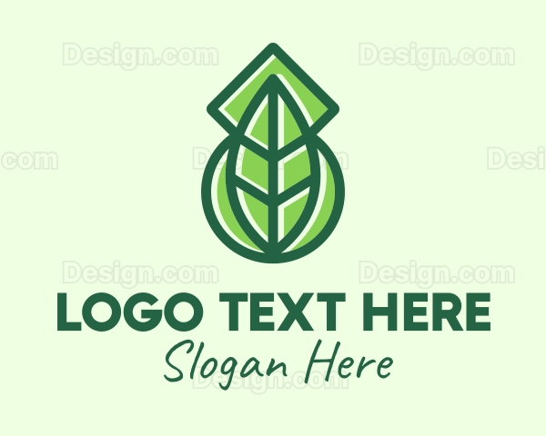 Modern Nature Leaf Logo