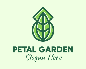 Modern Nature Leaf  logo design