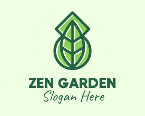 Modern Nature Leaf  logo design