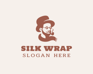 Scarf Man Smoking logo