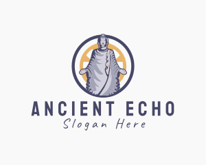 Buddhist Temple Landmark logo design