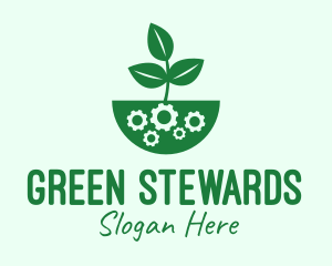 Organic Planting Gear logo design