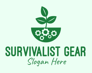 Organic Planting Gear logo design