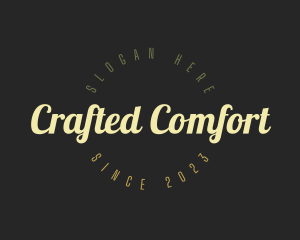 Retro Cursive Business logo design