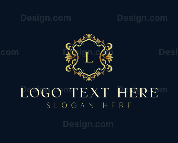 Luxury Wreath Decoration Logo