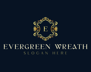 Luxury Wreath Decoration logo design