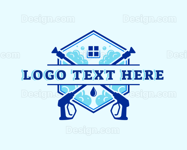 Power Wash Cleaning Home Logo