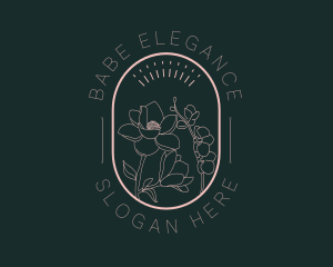 Artisan Elegant Flower logo design