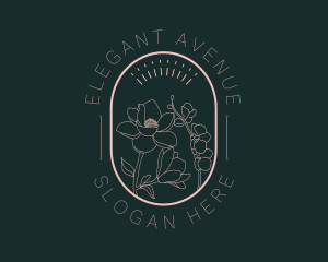 Artisan Elegant Flower logo design