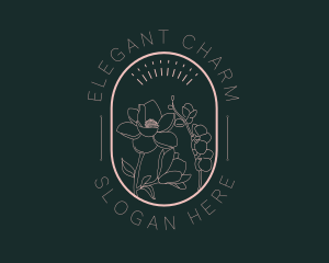 Artisan Elegant Flower logo design