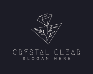 Luxurious Diamond Flower logo design