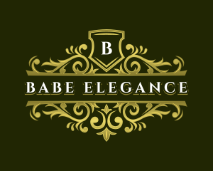 Floral Luxury Filigree Decorative logo design