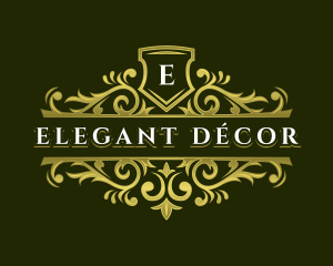 Floral Luxury Filigree Decorative logo design