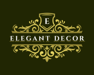 Floral Luxury Filigree Decorative logo design