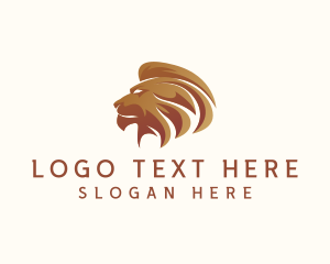 Premium Luxury Lion logo