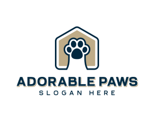 Animal Shelter Paw logo design