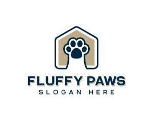 Animal Shelter Paw logo design