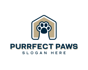 Animal Shelter Paw logo design