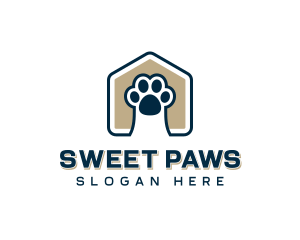 Animal Shelter Paw logo design