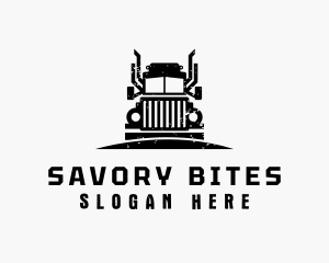 Trailer Truck Cargo Logo