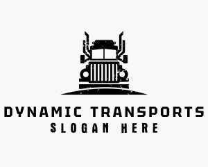 Trailer Truck Cargo logo design