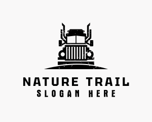 Trailer Truck Cargo logo design