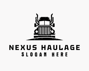 Trailer Truck Cargo logo design