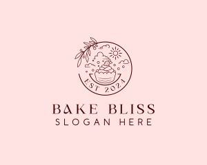 Confectionary Cupcake Baking logo design