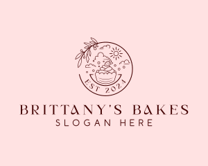 Confectionary Cupcake Baking logo design