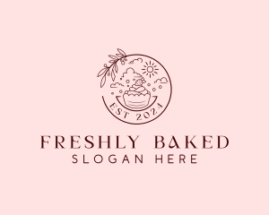 Confectionary Cupcake Baking logo design