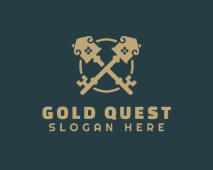 Gold Key House logo design