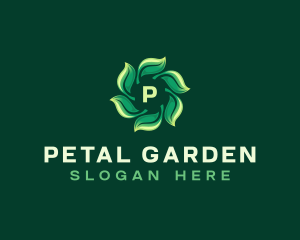 Organic Herbal Leaves logo design