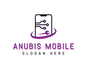 Developer Mobile Phone logo design