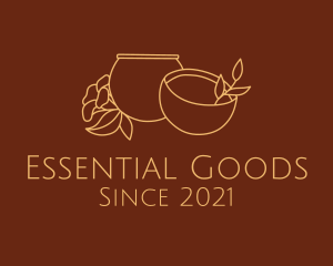 Natural Essential Oil logo design