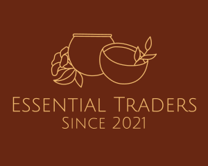 Natural Essential Oil logo design