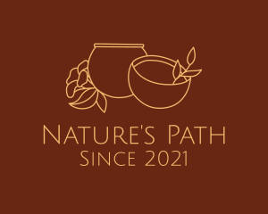 Natural Essential Oil logo design