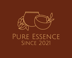 Natural Essential Oil logo design