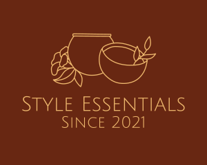 Natural Essential Oil logo design