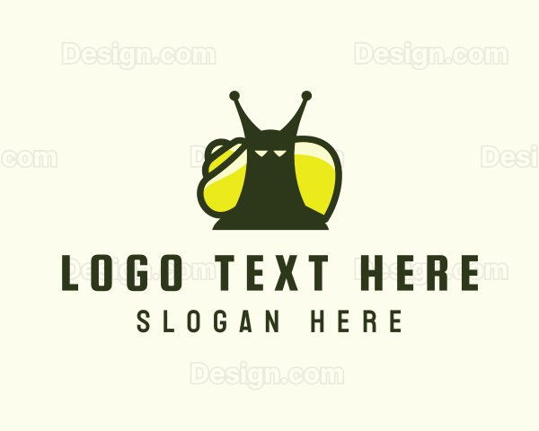 Garden Nature Snail Logo