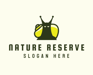 Garden Nature Snail logo design