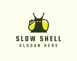 Garden Nature Snail logo design