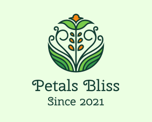 Natural Flower Garden logo design