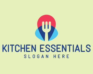 Colorful Fork Restaurant  logo design