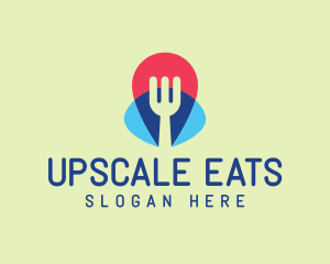 Colorful Fork Restaurant  logo design