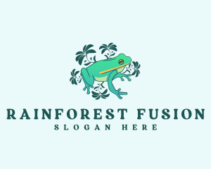 Flower Nature Frog logo