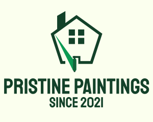 Paint Roller Home logo design